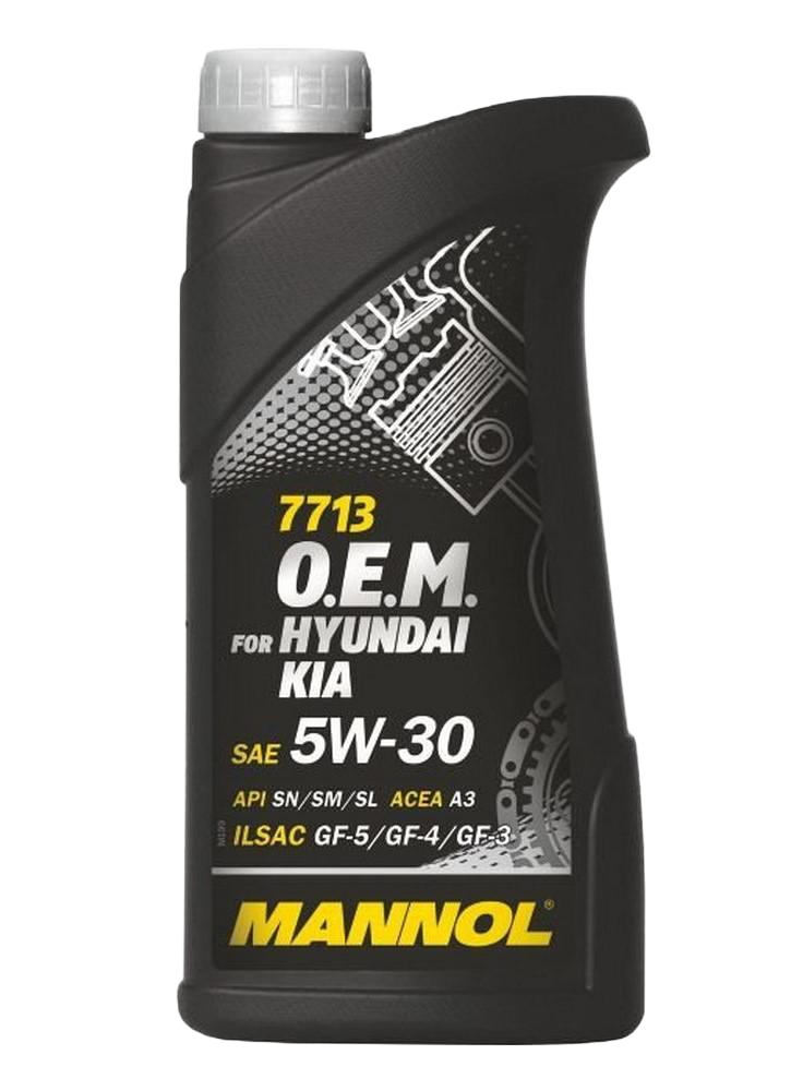 Моторное масло Mannol 7713 O.E.M. for Hyundai Kia 5W-30, 1л (Mannol: MN7713-1ME)